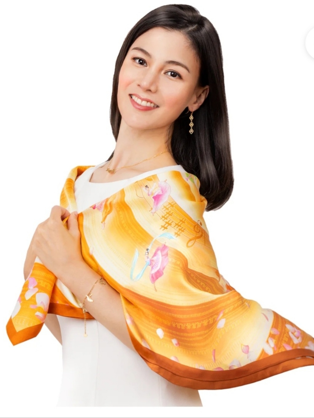 Shen Yun 100% Silk Scarf